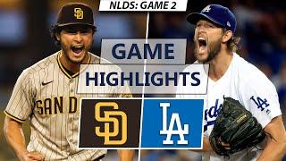 San Diego Padres vs. Los Angeles Dodgers Highlights  NLDS Game 2