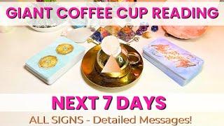 ALL ZODIAC “BEST Reading EVER You Will LOVE What Is Coming” Giant Coffee Cup & Tarot Reading 