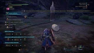 MONSTER HUNTER WORLD  lama caricata combo and charge #tutorial