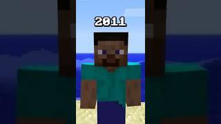 MINECRAFT 2024 vs 2011 #shorts