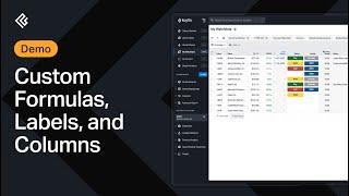 Custom Formulas Labels and Columns