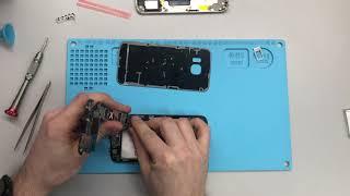 Замена аккумулятора Samsung Galaxy S6 Edge   Samsung S6 Edge battery replacement