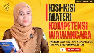 Kisi-Kisi Seleksi Kompetensi Wawancara PPPK 2023