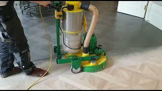 Wood floor sanding with LAGLER TRIO