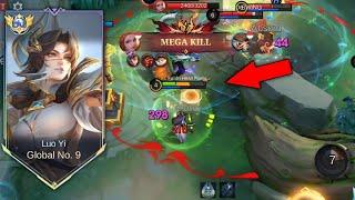 TOP GLOBAL LUO YI HARD CARRY IN SOLO RANKED GAME intense gameplay  LUO YI BEST BUILD 2024  MLBB