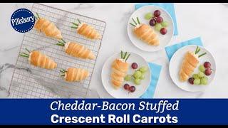 Cheddar-Bacon Stuffed Crescent Roll Carrots  Pillsbury