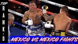 8 Greatest Mexico vs Mexico Super Fights of All-Time  Top Rankd  Navarrete vs Valdez Aug 12 ESPN