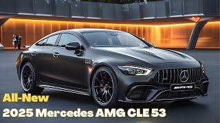 All New 2025 Mercedes AMG CLE 53 Superb Luxury Coupe Sedan