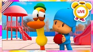 LIVE Back to School Videos   Pocoyo in English - Official Channel  Learn with Pocoyo