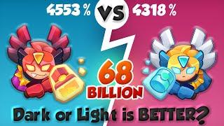 BATTLE Between DARK and LIGHT - Who is BETTER? Inquisitor Duel 68 Billion  PVP Rush Royale