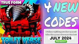 Dragon TOILET VERSE TOWER DEFENSE CODES JULY 2024 - ROBLOX TOILET VERSE TOWER DEFENSE CODES