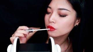 ASMR Intense Mouth Sounds and Lip Gloss Applications