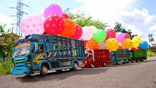 Oleng Mbois Aa Zafran Truck Convoy Wahyu Abadi Loads 1000 Balloons