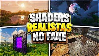 TOP 3 SHADERS REALISTAS PARA MINECRAFT 1.19 - 1.20  GAMA BAJA MEDIA Y ALTA  JAVA Y BEDROCK