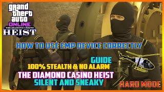 GTA Online Casino Heist Silent & Sneaky Elite Challenge EMP Method 5% Yohan Blair 100% Stealth Guide