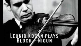 Leonid Kogan plays Bloch - Nigun