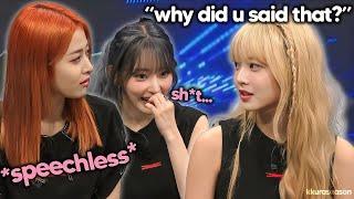 Eunchae whining after getting *betrayed* by her members