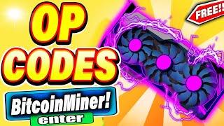 ALL NEW *SECRET* CODES in BITCOIN MINER CODES  Roblox Bitcoin Miner Codes  ROBLOX