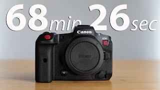 Best Video Recording Times on the Canon R5C