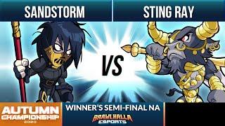 Sandstorm vs Sting Ray - Winners Semi-Final - Autumn Championship 2020 - 1v1 NA