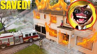 WE SAVED MISS DELIGHT FROM A HOUSE FIRE POPPY PLAYTIME CHAPTER 3