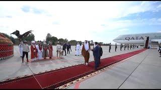 Emir of Qatar Sheikh Tamim bin Hamed Al Thani in Kyrgyzstan