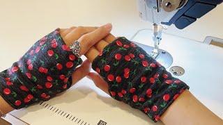  HOT  Show you how to sew fingerless gloves  Sewing Secrets for beginners