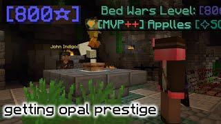 getting 800 stars yay hypixel bedwars