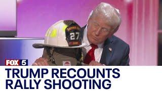 Trump recounts rally shooting says its ‘too painful’ to tell again FULL MOMENT