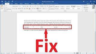 Fix spacing in a modified justify format paragraph in Word Remove The White Space  Between Words