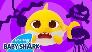 Spooky Sea Monster  Baby Shark Sing Along  +Spooky Songs for Kids  Baby Shark Official