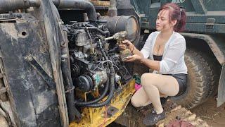 Full video Genius girl repairs and restores machines.