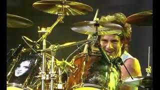 Tico Torres Soloing with Keyboardist David Bryan -Bon Jovi Live from London at Wembley Stadium 1995.