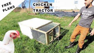 DIY CHICKEN TRACTOR Small Scale EASY