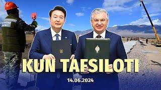 Koreya bilan imzolangan 17 ta hujjat va progulchi deputatlariga qarshi choralar — 14-iyun dayjesti