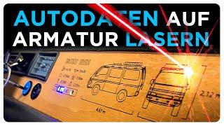 ISUZU MIDI - Teil 12 - SPICKZETTEL mit allen Autodaten aufs Armaturenbrett lasern