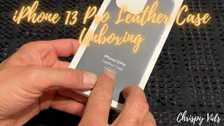 iPhone 13 Pro leather Case Unboxing