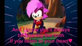 Lyrics to Listen To Your Heart from Sonic UnderGround