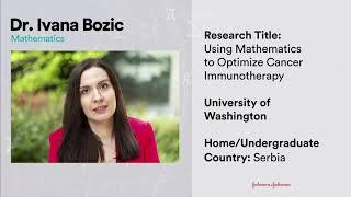 2021 WiSTEM²D Scholars Award Mathematics Winner Ivana Bozic