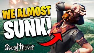 We Went To WAR Against These Big Boats in Sea of Thieves Sloop PVP Gameplay & Highlights
