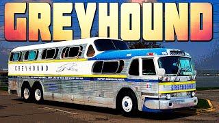 Historia de la LEYENDA de las carreteras americanas  Autobús GM Greyhound Scenicruiser 4501