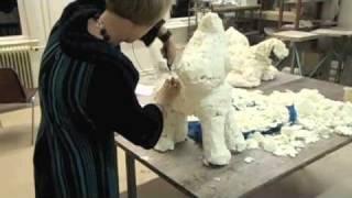 Create paper mache sculptures  papier mache beelden maken  hacer papel maché esculturas