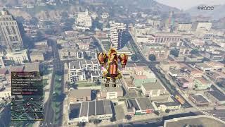 Destroying Oppressor Mk 2 Griefer With Thruster Jetpack - Grand Theft Auto V Online