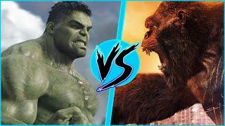 Hulk VS Kong  BATTLE ARENA  MCU  Godzilla vs Kong