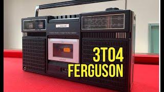 Ferguson 3T04 Radio Cassette Appraisal Before Repair. Boombox Restoration.