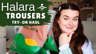 HALARA TRY ON HAUL  Midsize Trousers Try On  Honest Review  Ad