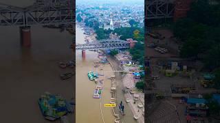 Varanasi Flood 2024  Flood in Varanasi  Raj Ghat Namo Ghat Kashi  बनारस गंगा बाढ़  Drone SRJ