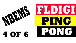 FLDIGI Ping Pong  NBEMS 4 of 6