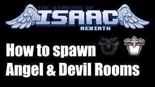 Binding of Isaac Rebirth - How to get Angel & Devil rooms