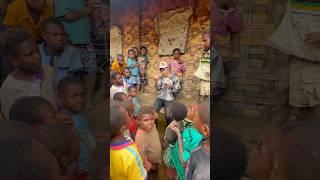 Showing Village Kids a Magic Trick Papua New Guinea